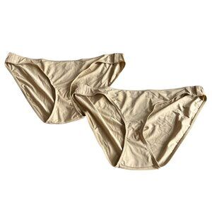 Slick Chicks Signature Accessible Bikini Briefs underwear panties XXL beige nude